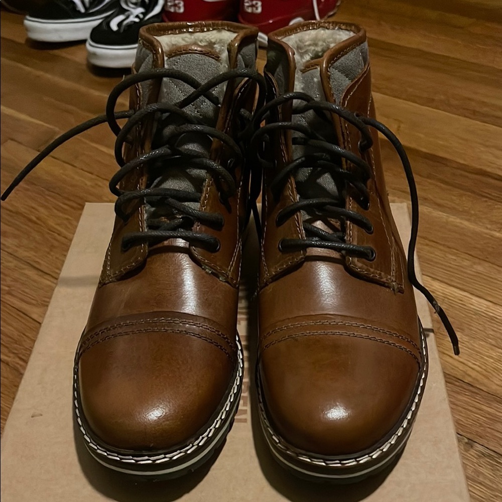 Men's Brown Leather Boots